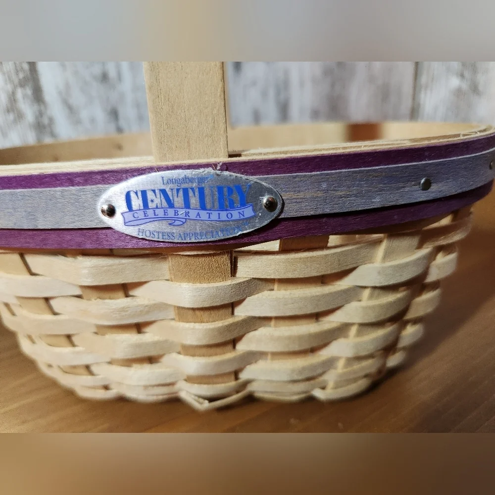 Longaberger VintageCentury Celebration Hostess Basket Easter Wedding Flower Girl